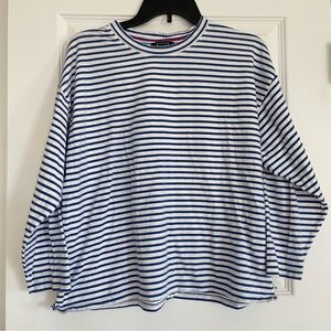 AYR Striped 3/4 sleeve top medium